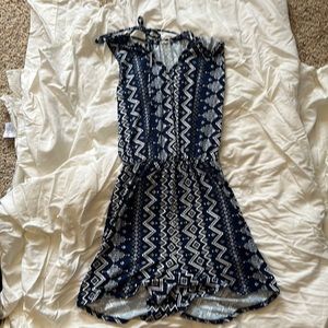 Soft blue romper